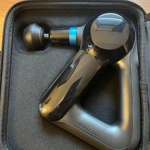 Theragun Elite with attachments, charger and case